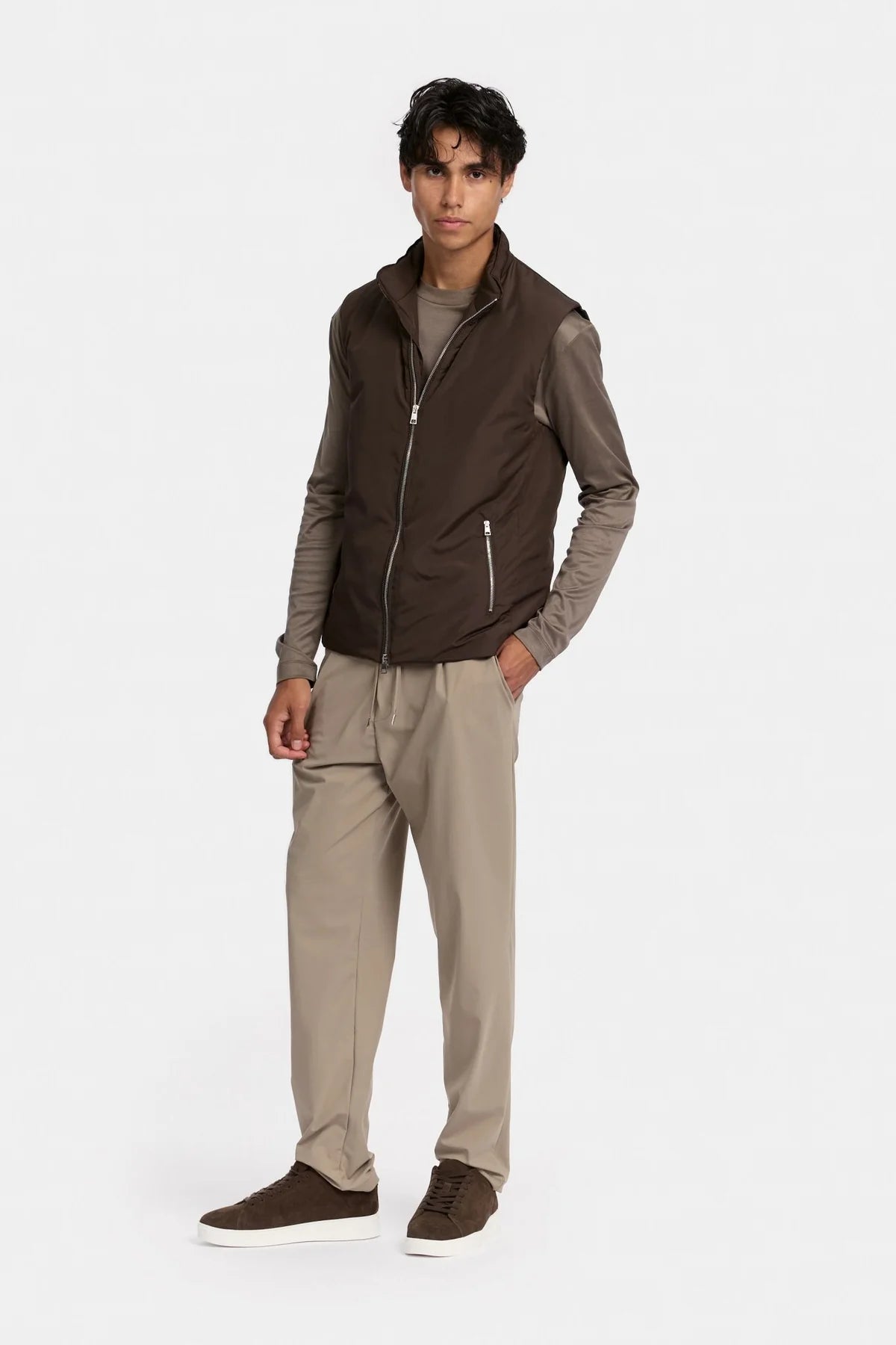 Mocha Taupe Vest