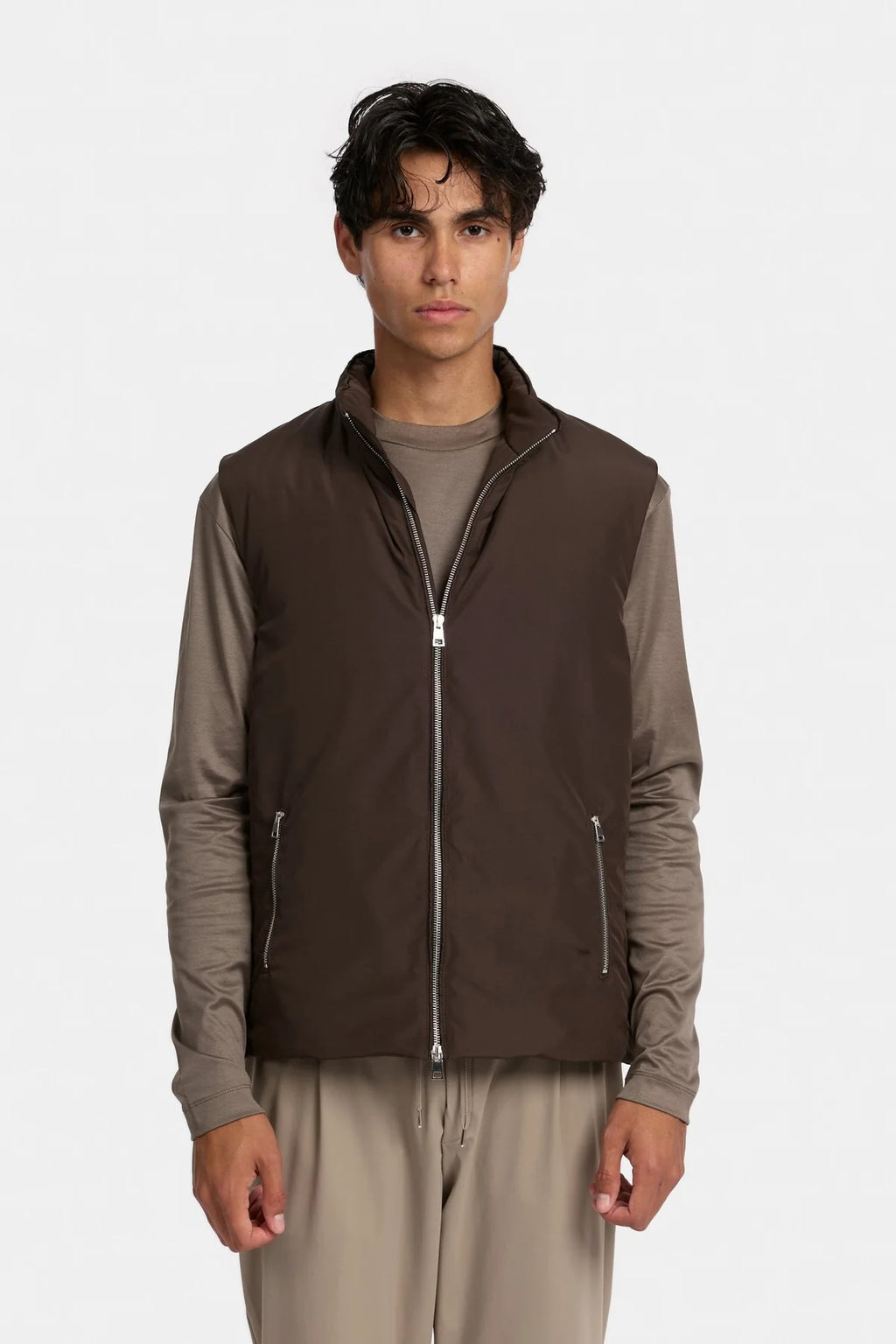 Mocha Taupe Vest