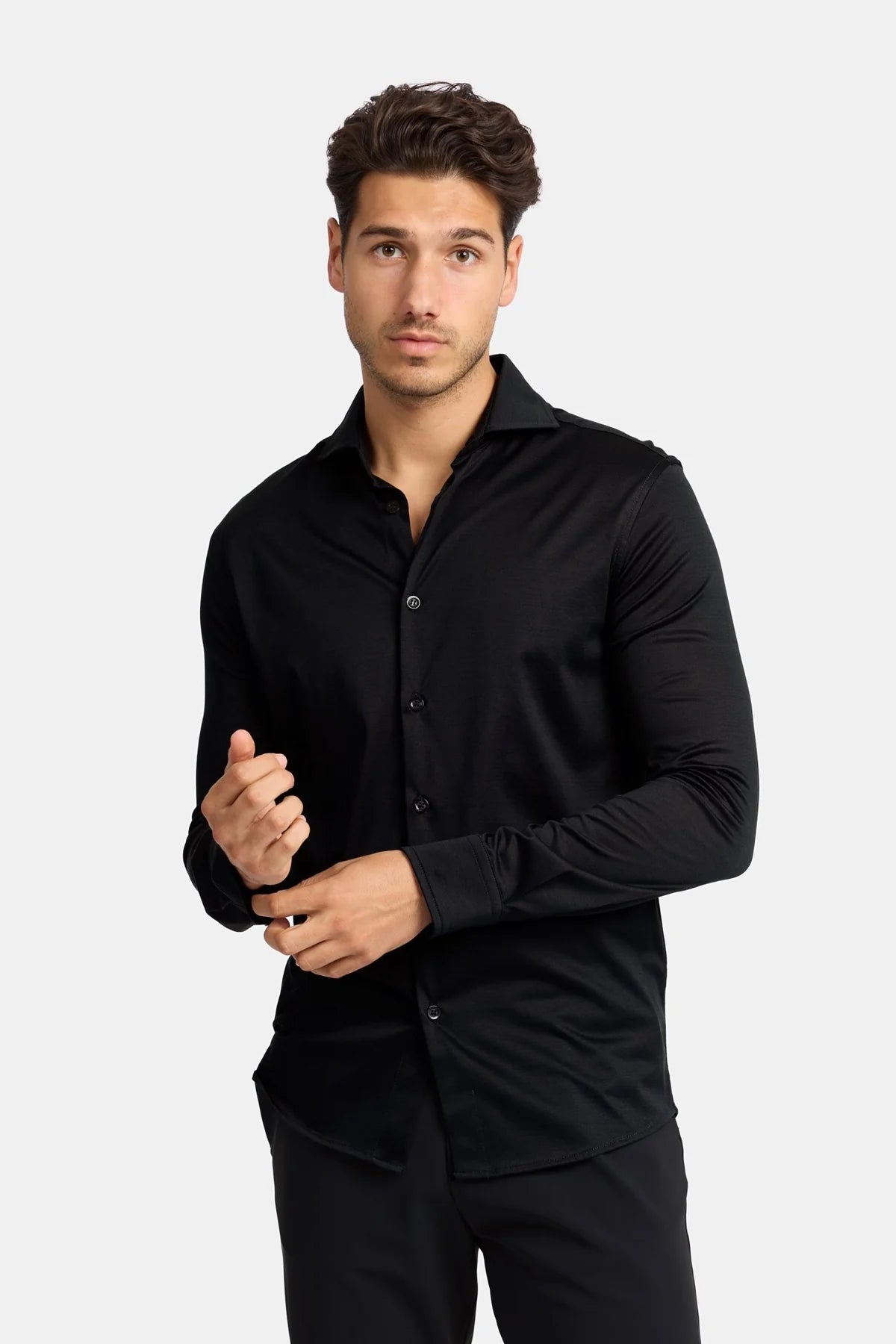 BLACK FORMAL SHIRT
